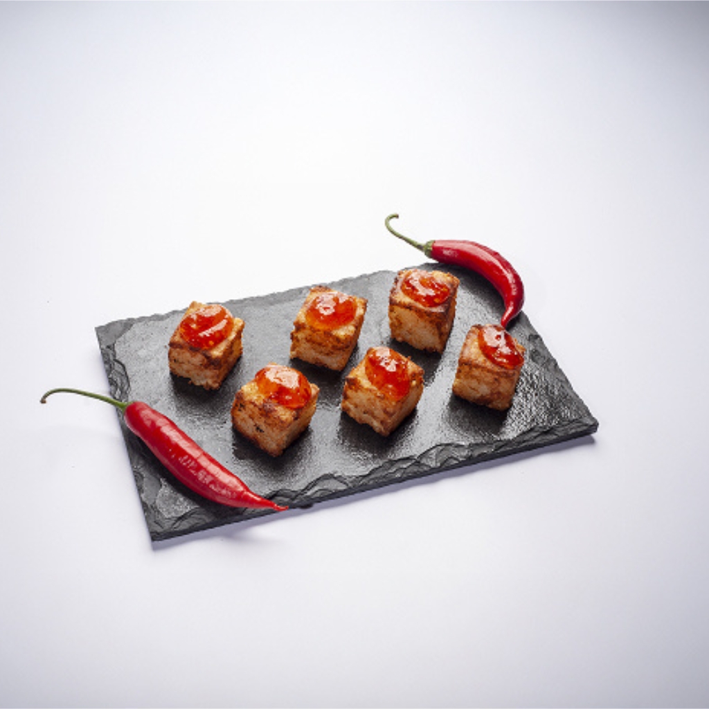 Dadinho de Tapioca delicioso do Bistrô La Fleur