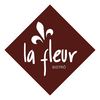 Logo do La Fleur o melhor e mais romântico restaurante de brasília.